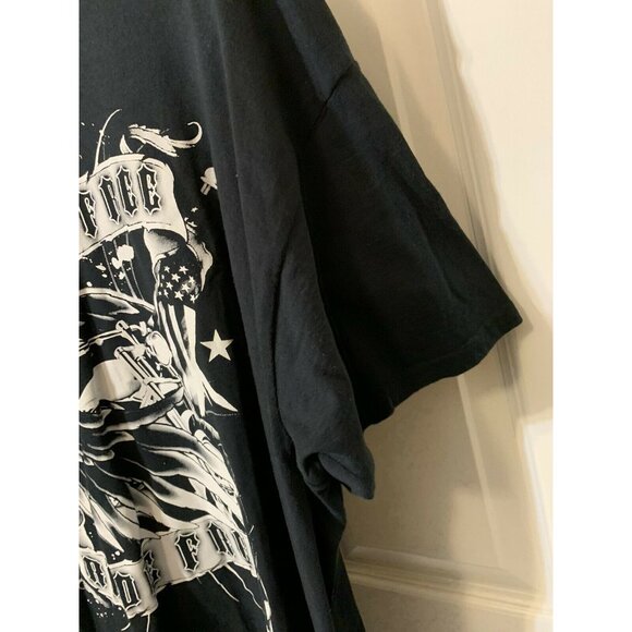 Born Free Ride Free Motorcycle Eagle Sz XL Gildan T Shirt - Picture 5 of 6